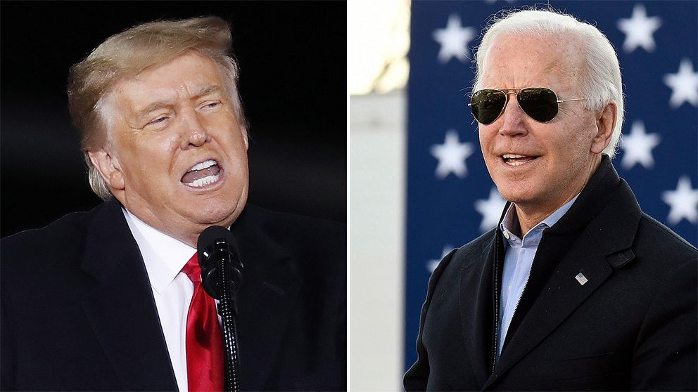 Biden och Trump.