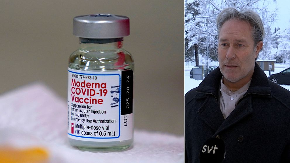 En bild på Modernas vaccin mot covid-19
