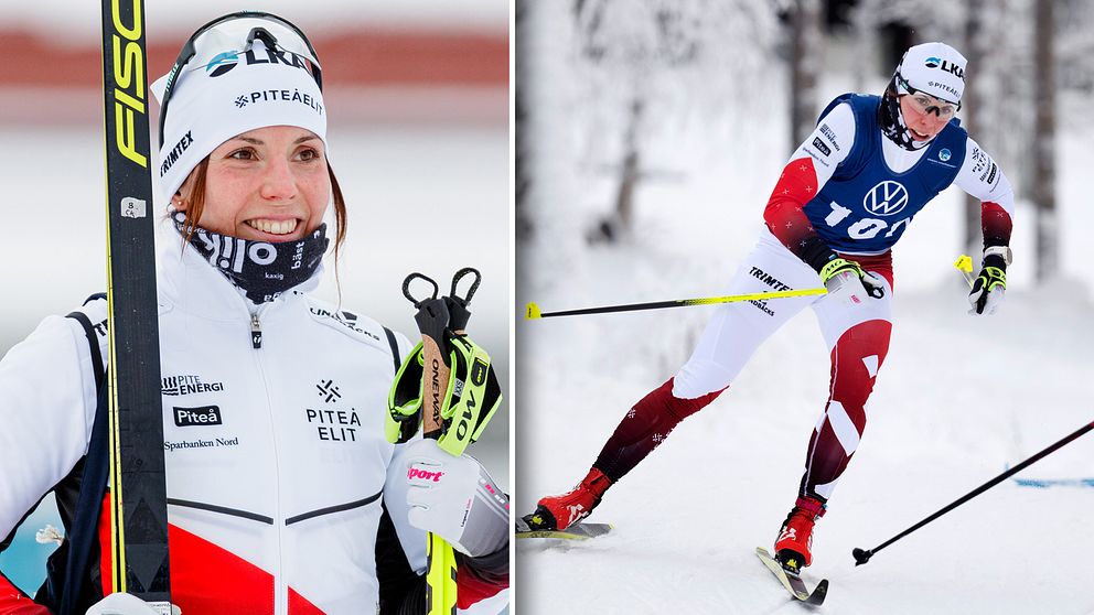 Charlotte Kalla, Piteå Elit SK, efter skidloppet över 15 km klassisk stil i Östersund.