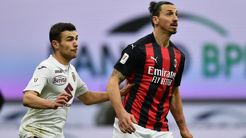 Zlatan Ibrahimovic byttes ut tidigt mot Torino.