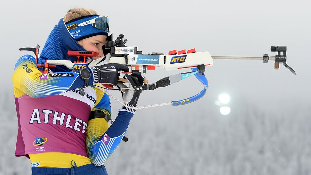 Stina Nilsson gör sin debut i IBU-cupen under torsdagen.