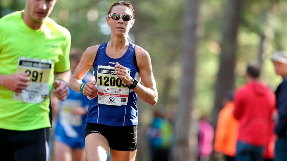 Annelie Johansson har tränat löpning i sju år och tillhör idag sverigeeliten i maraton.
