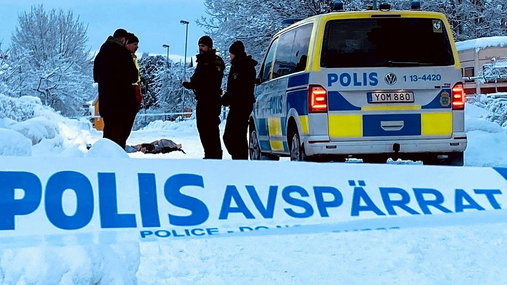 Polisinsats i Härnösand