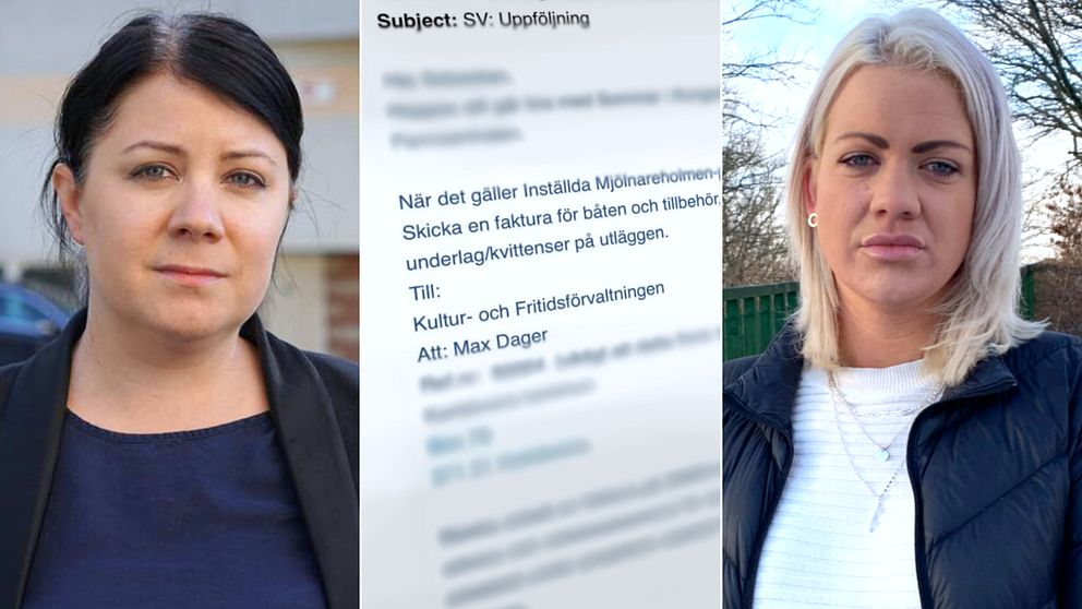 Sophia Ahlin, Elina Gustafsson, mejlkonversation