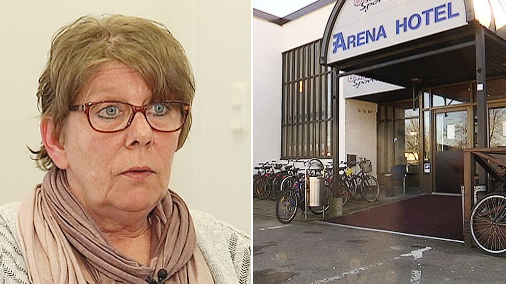 Stina Andersson, enhetschef vid Migrationsverket i Halland. Arena hotell. Asylboende.