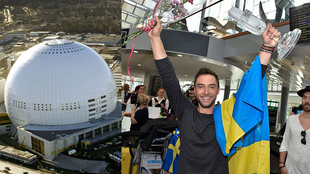 Globen och Måns Zemlerlöw.