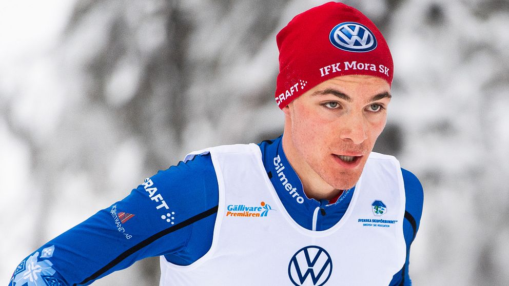 Johan Herbert, IFK Mora SK, under skidloppet över 15 km fristil vid Gällivarepremiären den 22 november 2019 i Gällivare.