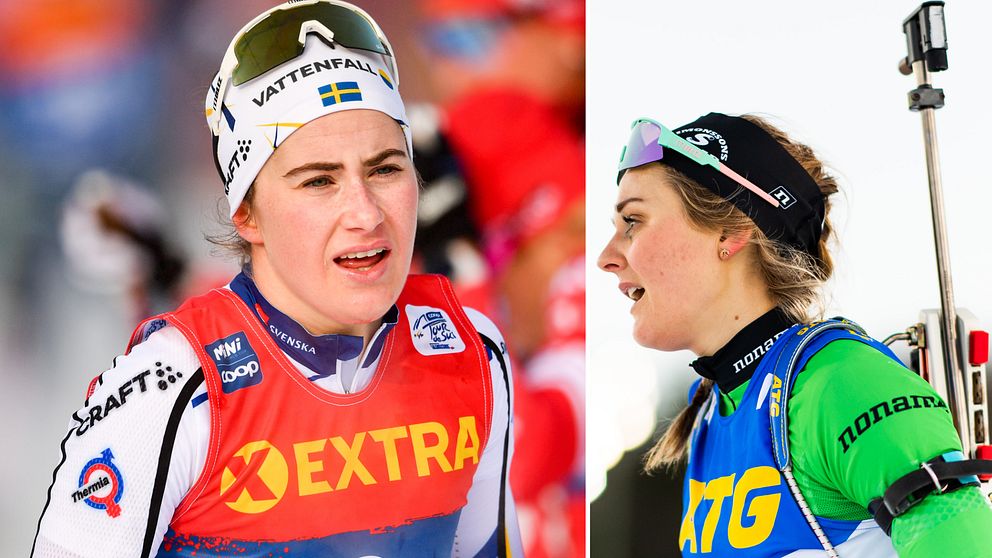 Ebba Andersson är övertygad om att Stina Nilsson kommer att bli bättre på skidskytte.