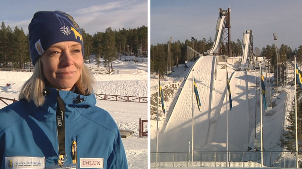 Ulrika Back-Eriksson, vd för Svenska Skidspelen och hopptornen på Lugnet i Falun.
