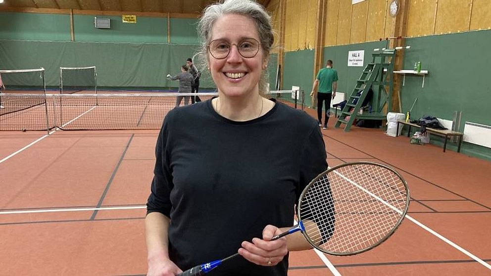 Badminton är fantastiskt roligt, säger Helena.