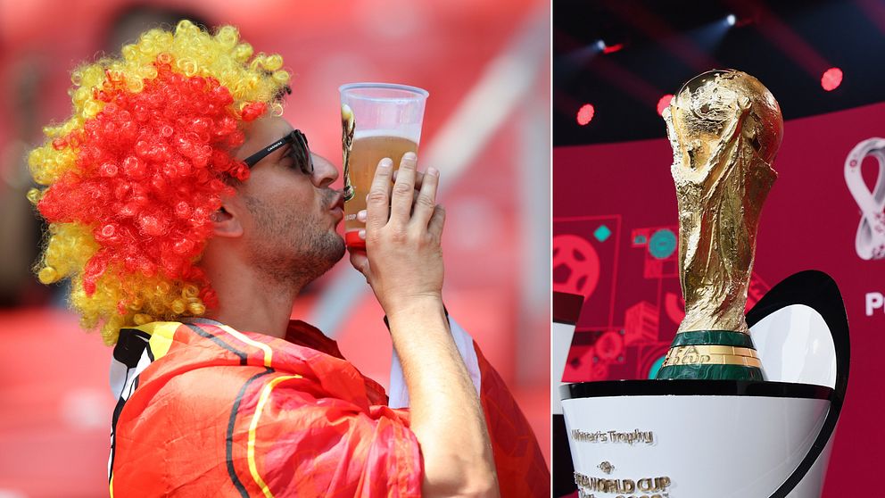 Det är osäkert om publiken under nästa VM får dricka öl på samma sätt som de fick under VM 2018.