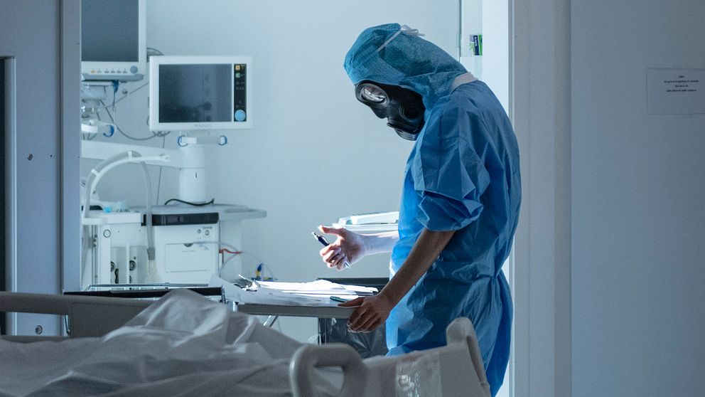 Sjuksköterska på iva på Södertälje sjukhus