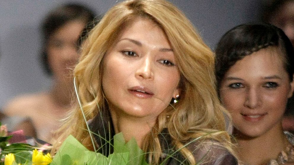 Bilden visar Gulnara Karimova, dotter till den dåvarande diktatorn Islam Karimov.