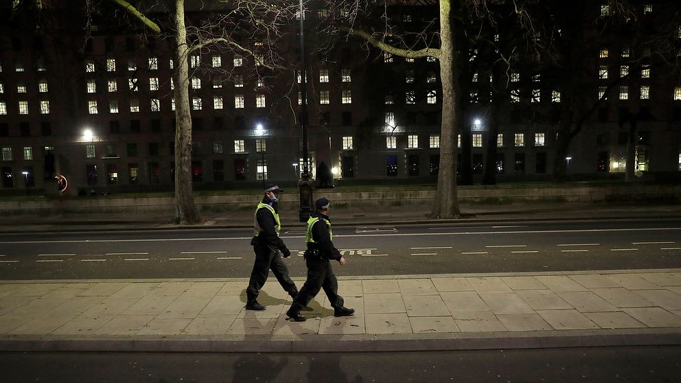 Polisen i London har satt in extra bevakning i Croydon efter fredagens knivdåd. Arkivbild från centrala delarna av London.