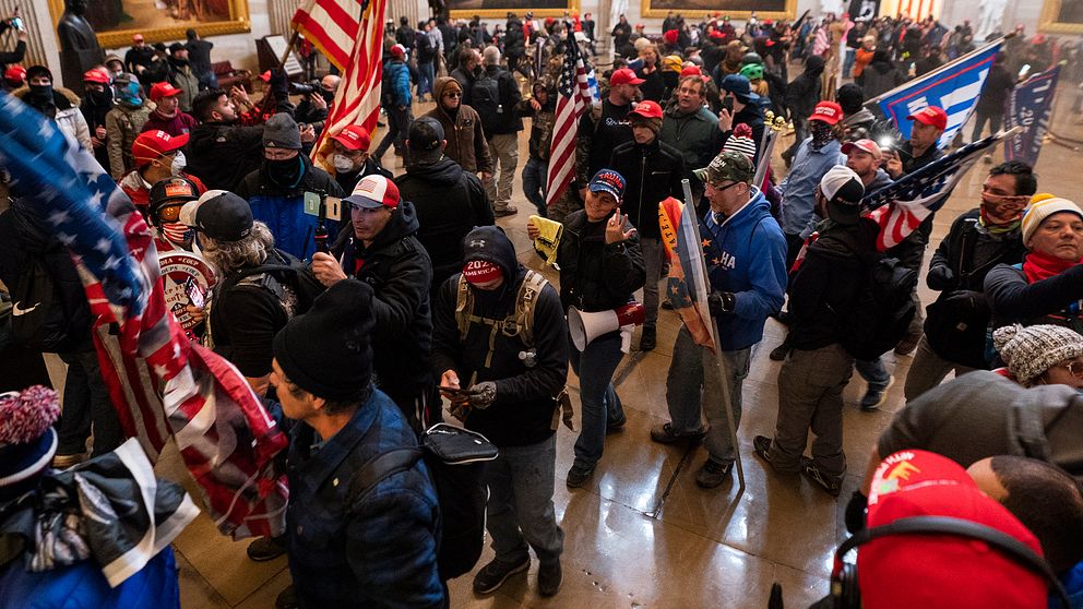 Trump-anhängare stormade USA:s kongress i början av januari.