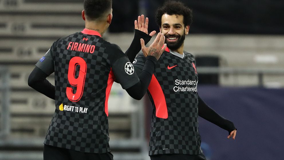Salah gav Liverpool ledningen mot Leipzig.