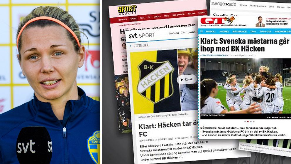 Det har varit en turbulent tid för Jennifer Falk och de andra spelarna i damallsvenska BK Häcken FF.