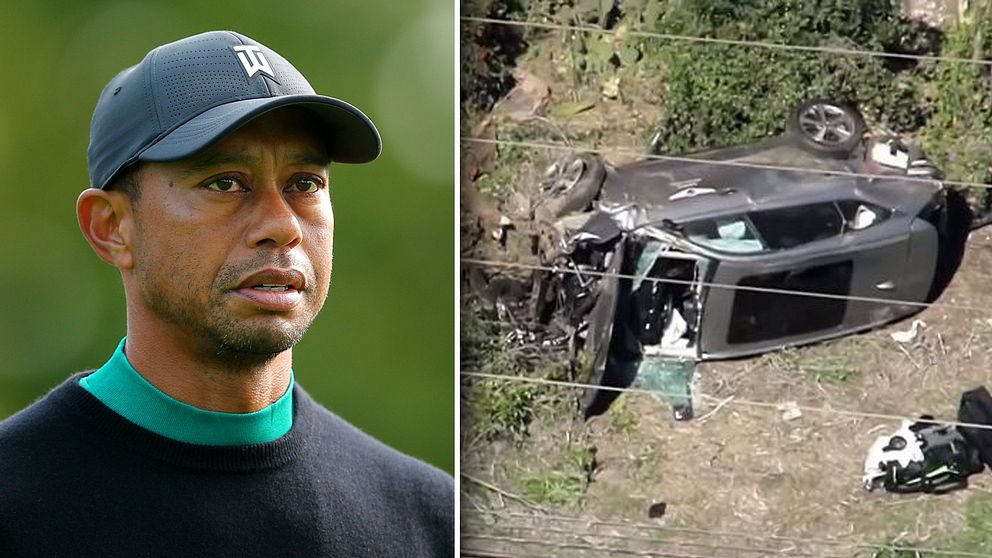 Tiger Woods var under tisdag morgon, lokal tid, inblandad i en allvarlig bilolycka.