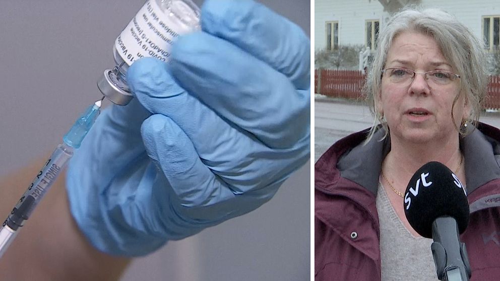 Angelica karlström medicinskt ansvarig sjuksköterska smedjebacken vaccin spruta dos covidvaccin