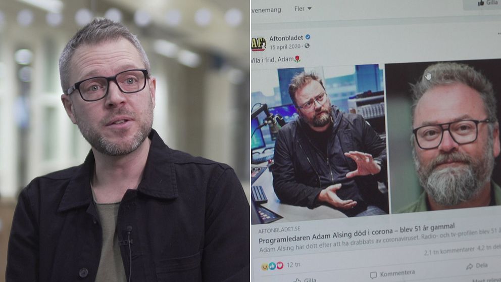 Andreas Widholm, docent i journalistik, säger att forskning visar att det är skillnad på vad vi delar och vad vi läser i sociala medier.