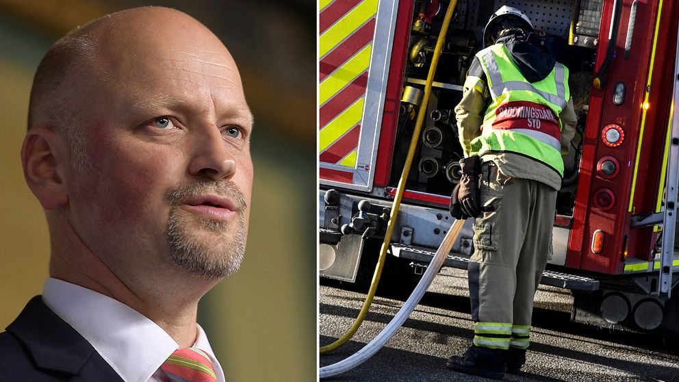 Hör Daniel Bäckström (C) – försvarspolitisk talesperson för Centerpartiet motivera varför deltidsbrandmännen ska få ett undantag från reglerna i a-kassan.