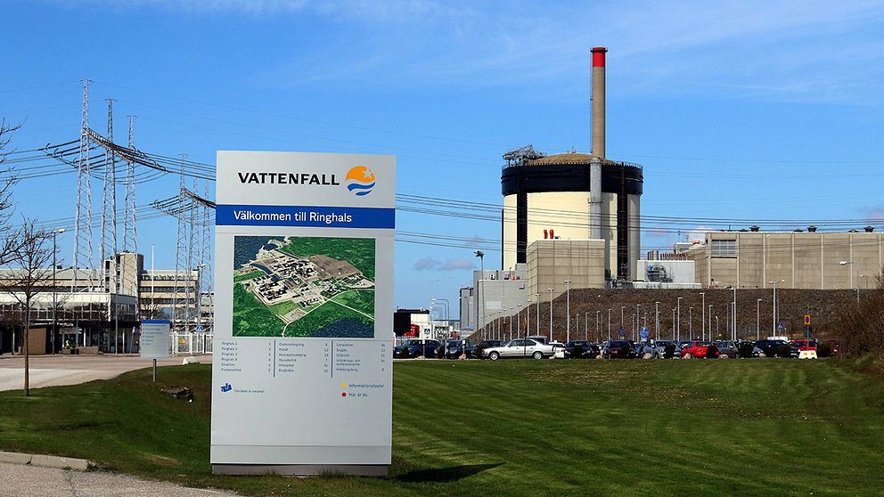 Reaktor 1 och 2 på Ringhals kärnkraftverk utanför Varberg där statliga Vattenfall är huvudägare.