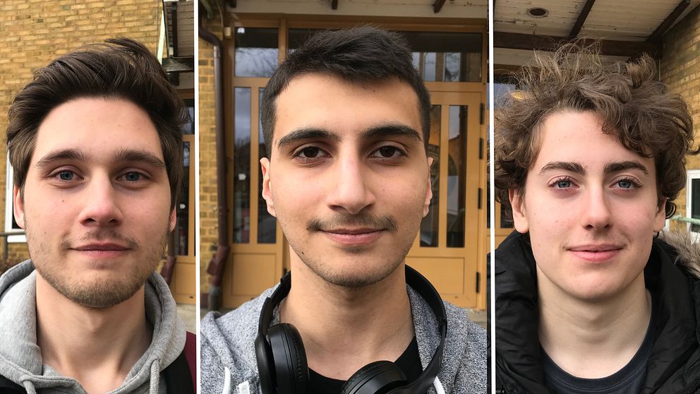 Tre ungdomar som jobbat feriejobb