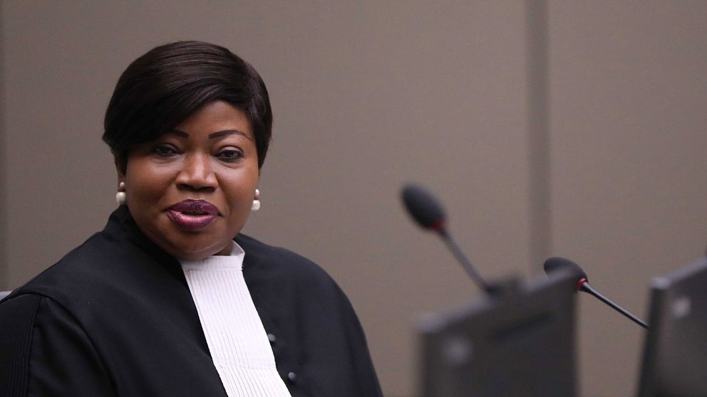 Bilden visar internationella brottmålsdomstolen ICC:s åklagare Fatou Bensouda.