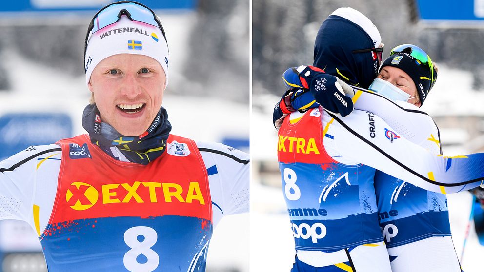 Oskar Svensson får bättre skidor efter succén i spåren.