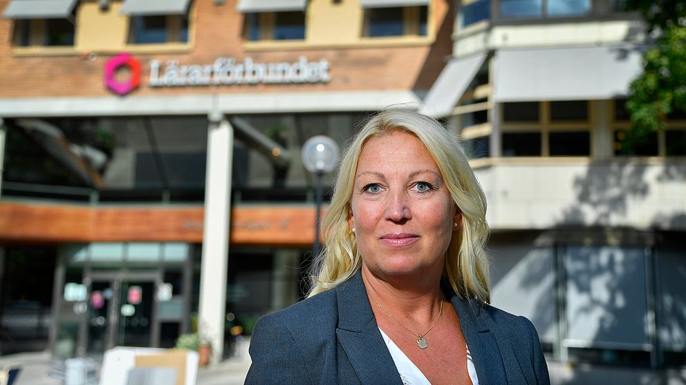 Johanna Jaara Åstrand, ordförande för Lärarförbundet.