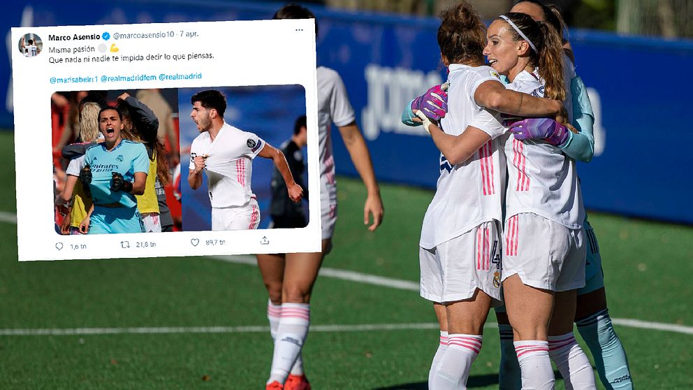 Real Madrids målvakt Misa Rodríguez stöttas efter att ha blivit utsatt för påhopp i sociala medier.