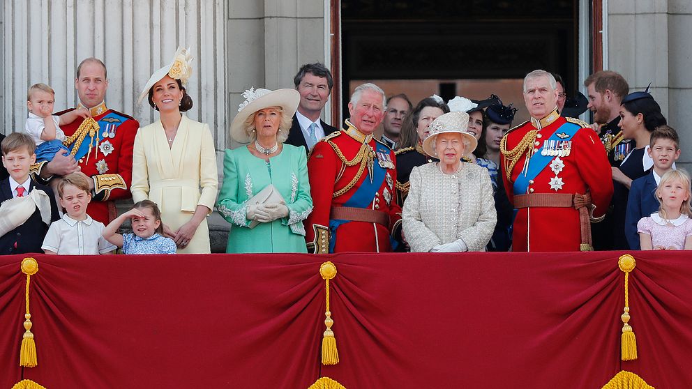 Medlemmar av den brittiska kungafamiljen.