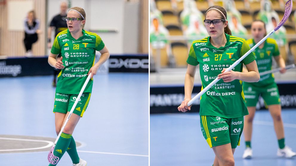 Tvillingarna Veera (till vänster) och Oona Kauppi fortsätter att ösa in poäng i Team Thoren.