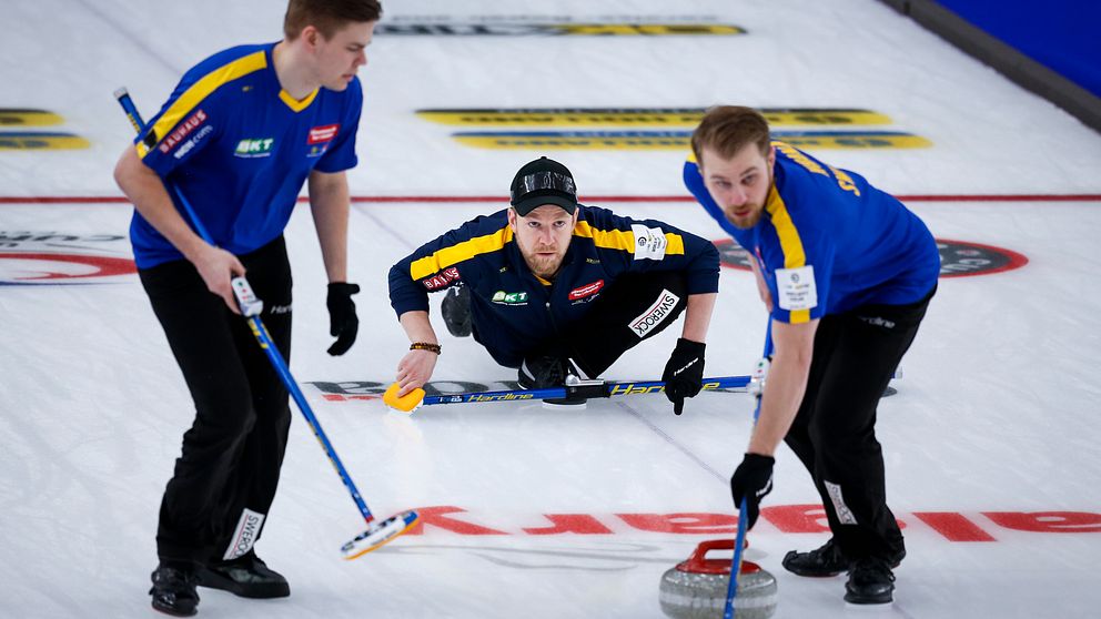 Sveriges lag Niklas Edin har curlat sig till VM-final.