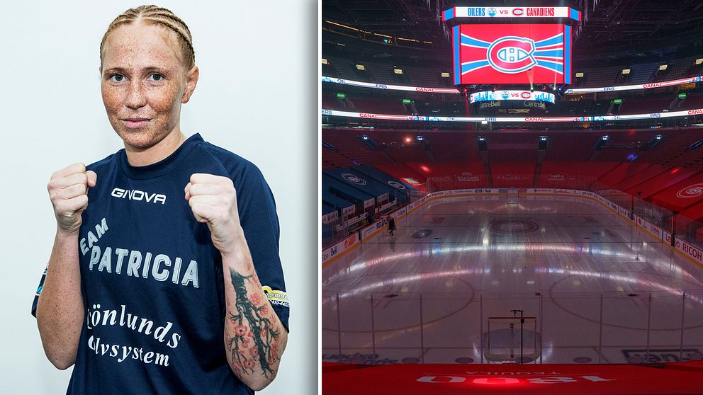 Patricia Berghult ska boxas i NHL-laget Montreals hemmaarena Bell Centre den 18 juni.