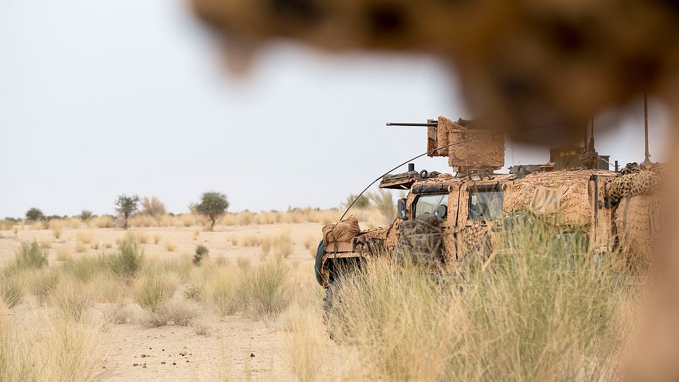 Bild från Försvarsmakten på spaningskompaniet Mali05.