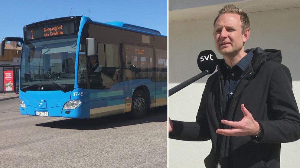 Hallandstrafikens buss, Per Svensson (S).