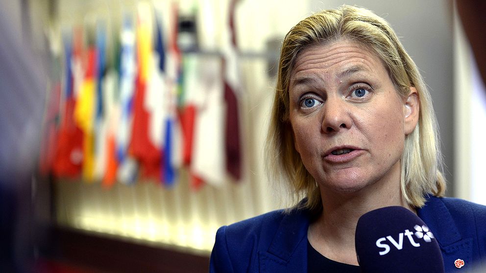 Magdalena Andersson utesluter inte svensk hjälp till Grekland – inom ramen för EU-budgeten. ”Här är viktigt att man håller sig till de budgettaken som vi har och de budgetregler som finns.”