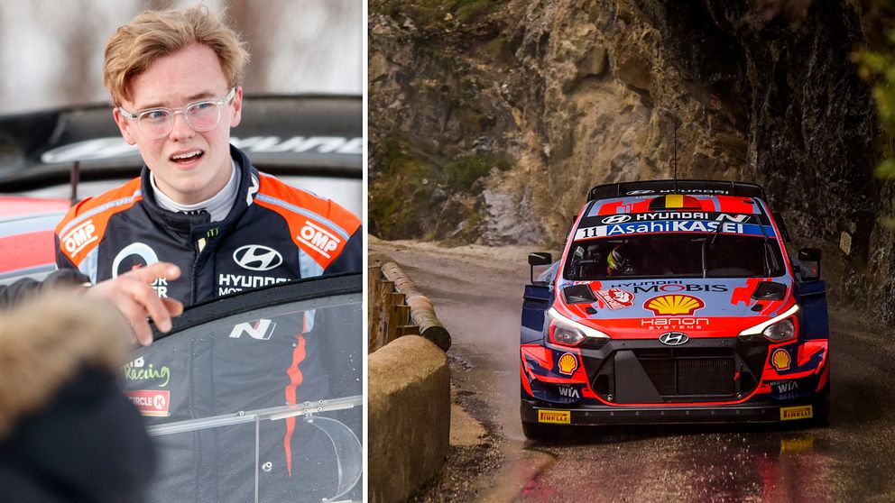 Ott Tänak och Thierry Neuville (t.h.) har redan förlängt kontraktet med Hyundai. SVT:s expert Jonas Kruse tror att Oliver Solberg (t.v.) får köra teamets tredjebil i WRC.