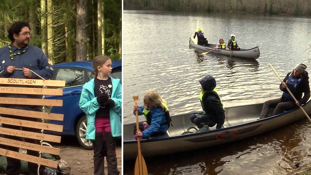 Eldsberga-Tönnersjös scoutkår har fått betydligt fler medlemmar under pandemin. När träffas hittar de på aktiviteter som att sätta upp tält och paddla kanot.