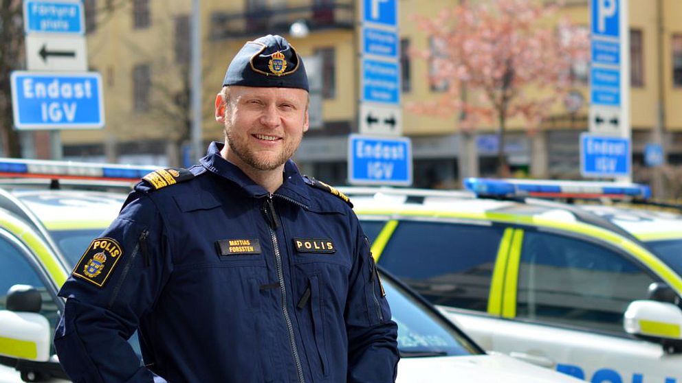 Mattias Forssten, ny lokalpolisområdeschef i Örebro.