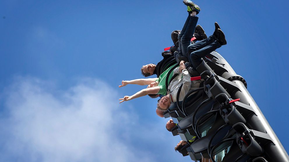 Åkattraktion på nöjesparken Liseberg i Göteborg.