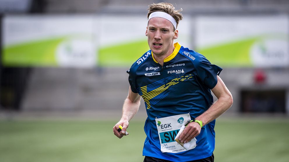 Emil Svensk tog EM-guld i dagens sprinttävling.