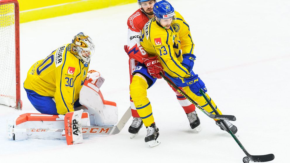 Viktor Fasth i Tre kronor.