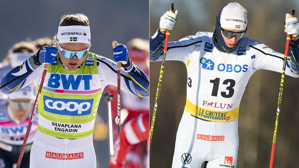 Linn Svahn och Oskar Svensson kan tävla tillsammans i Falun