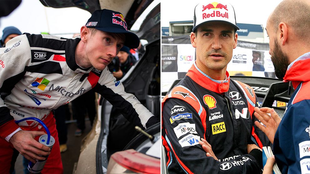 Elfyn Evans och Dani Sordo.