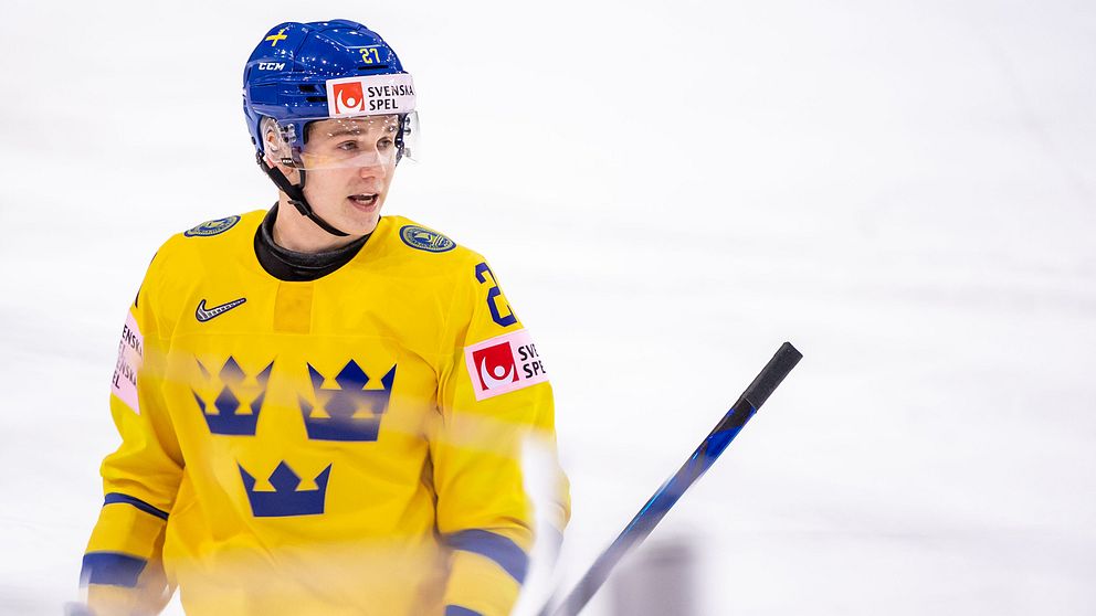 Nils Lundkvist är yngst i den svenska VM-truppen i Riga.