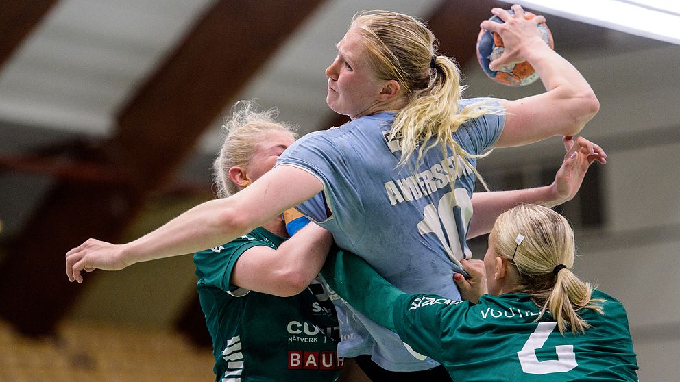 Höörs Isabelle Andersson i den tredje finalmatchen mot Skuru.
