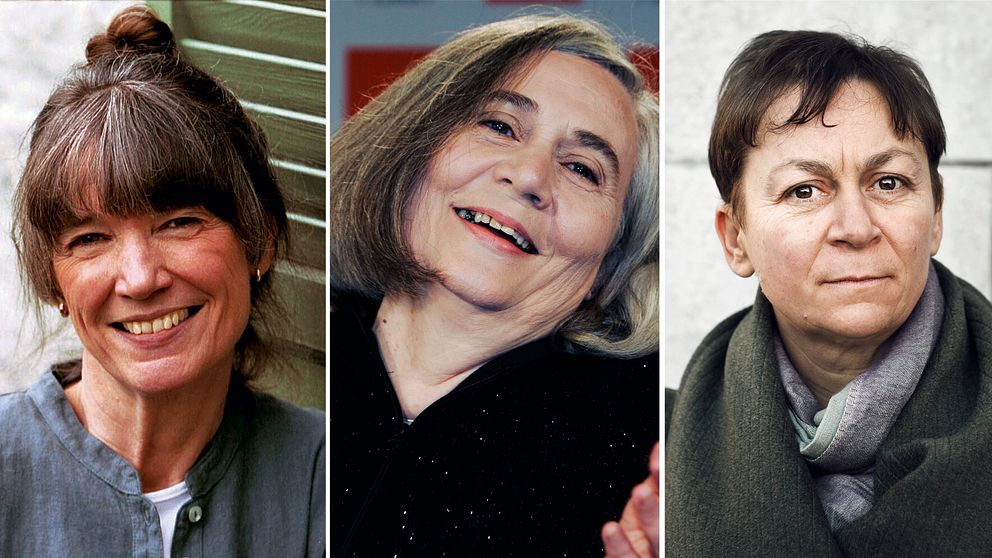 Författarna Anne Tyler, Marilynne Robinson och Anne Enright, som kan få Man Booker-priset i år.