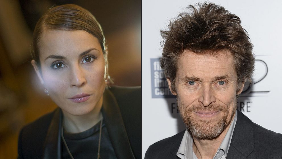 Noomi Rapace och Willem Dafoe.